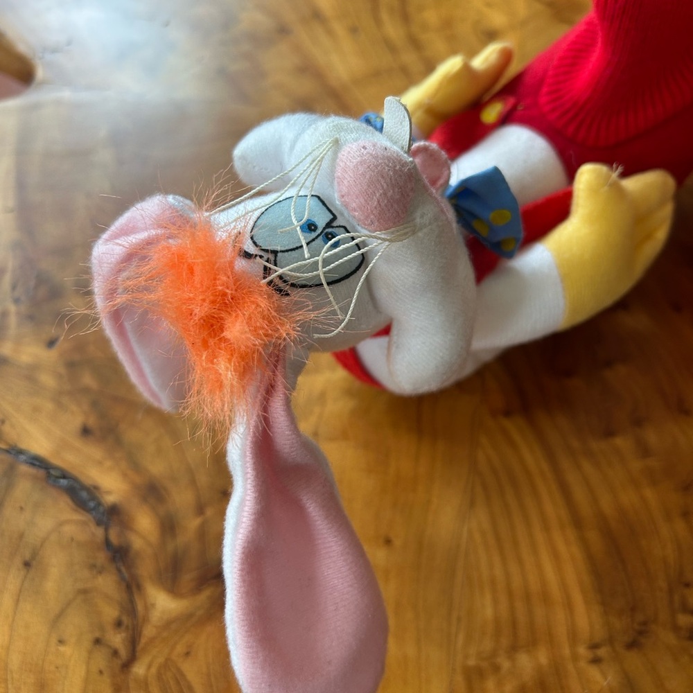 Walt Disney Vintage 1988 Who framed Roger Rabbit slippers❤️kids S/M - Picture 8 of 11